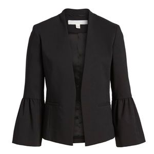 NWOT Emerson Rose black bell sleeve jacket